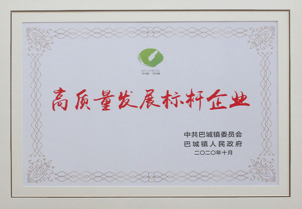 2020高質(zhì)量發(fā)展標桿企業(yè)